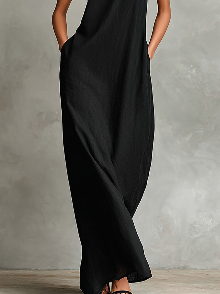 Chiara | Maxi Dress with High Neck