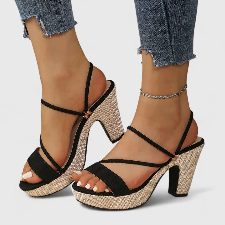 Luxe Sophisticated Real Leather Heels