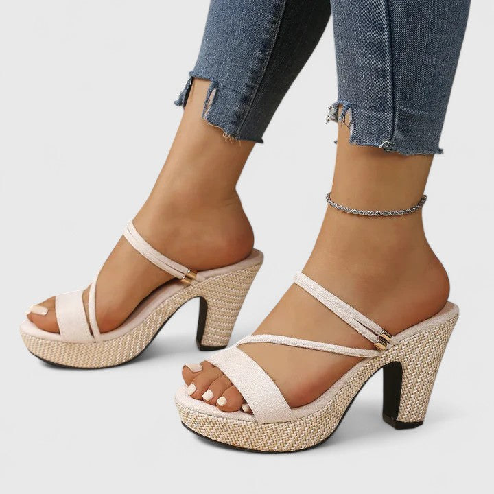 Luxe Sophisticated Real Leather Heels
