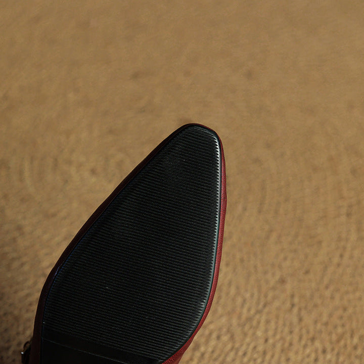 Vintage Real Leather Mules