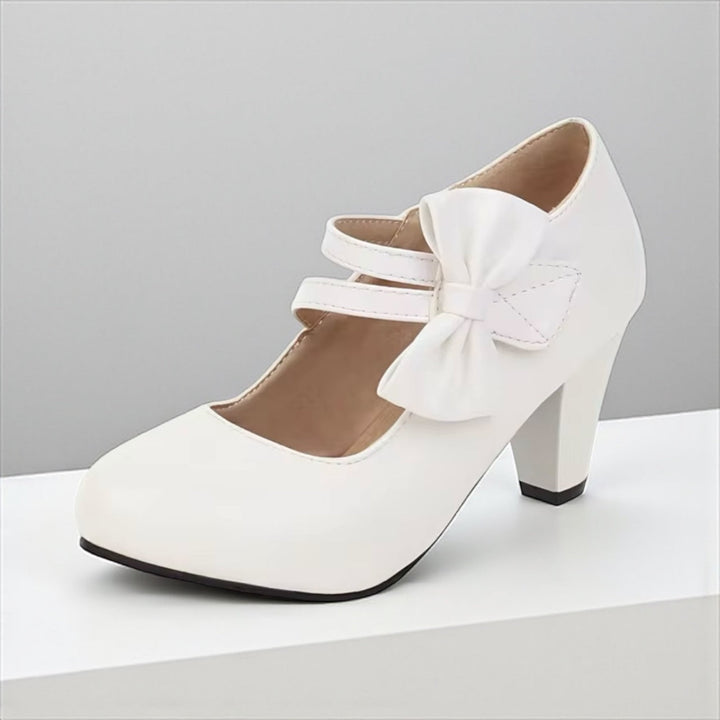 BELLA BOW HEELS