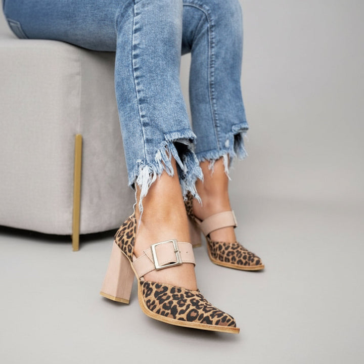 Timeless Elegant Real Leather Heels