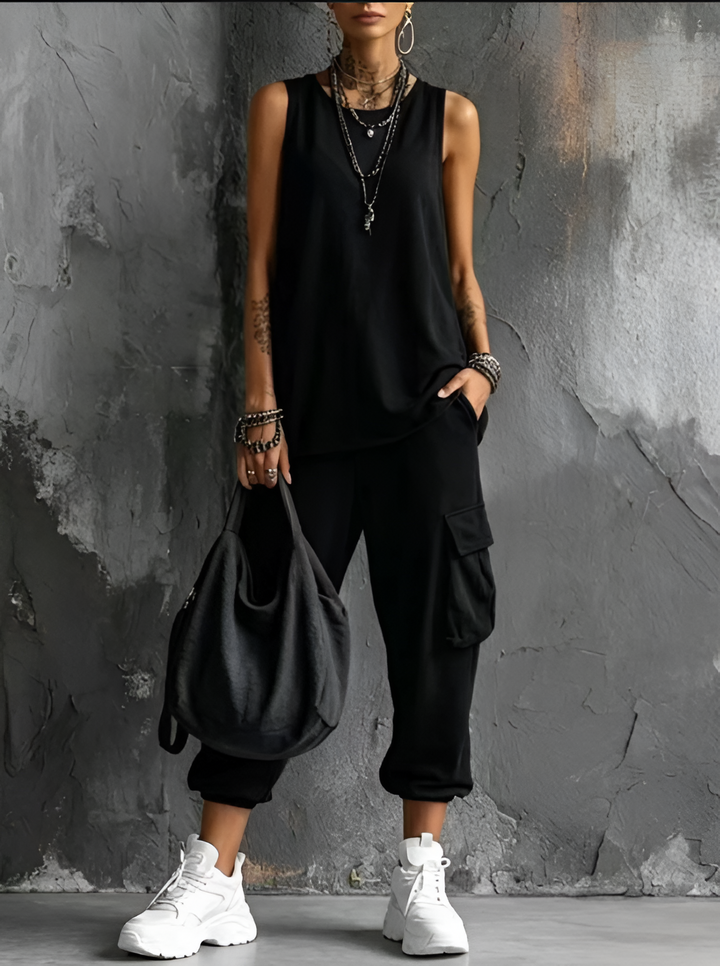 Valentina | Comfortable Everyday Two-Piece Set with Pockets