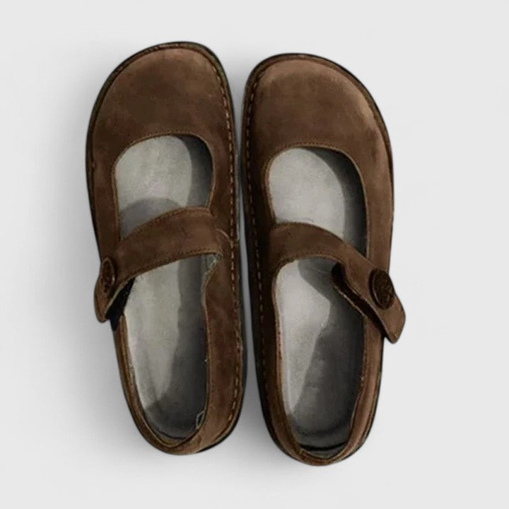 MARY JANE ORTHOPEDIC REAL LEATHER SHOES