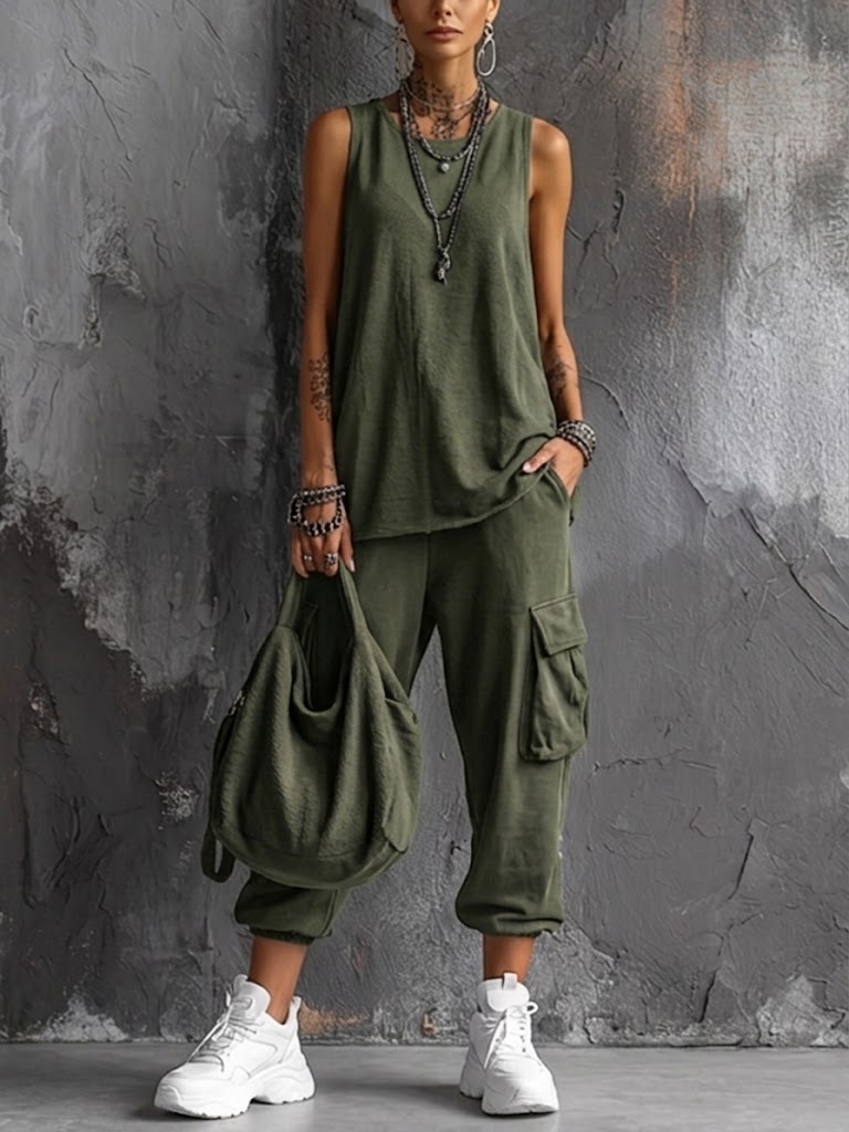 Valentina | Comfortable Everyday Two-Piece Set with Pockets